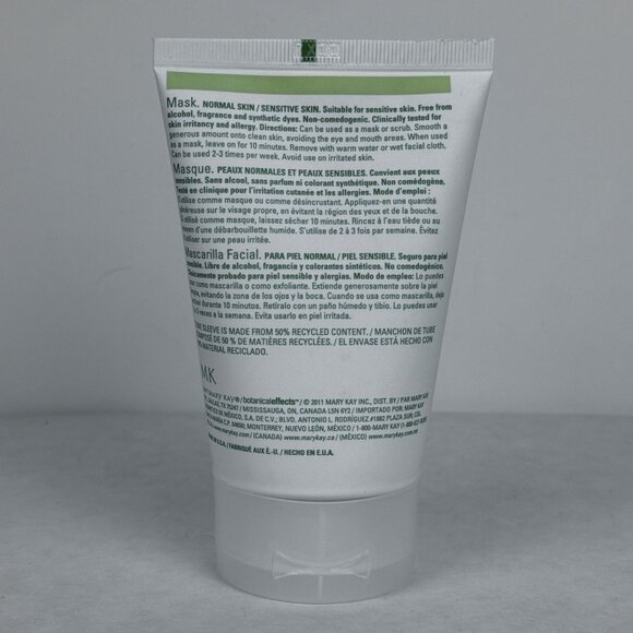 Mary Kay Botanical Effects Facial Mask 2 for Normal and Sensitive Skin 4 oz NEW - Picture 5 of 10